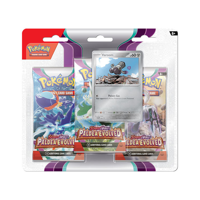 Paldea Evolved 3 Pack Blister – Varoom
