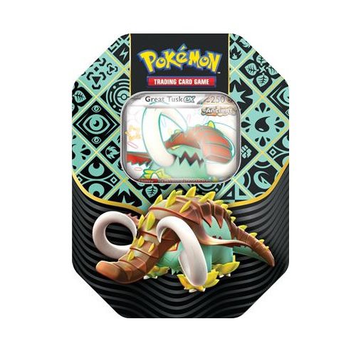 Paldean Fates EX Tin Great Tusk