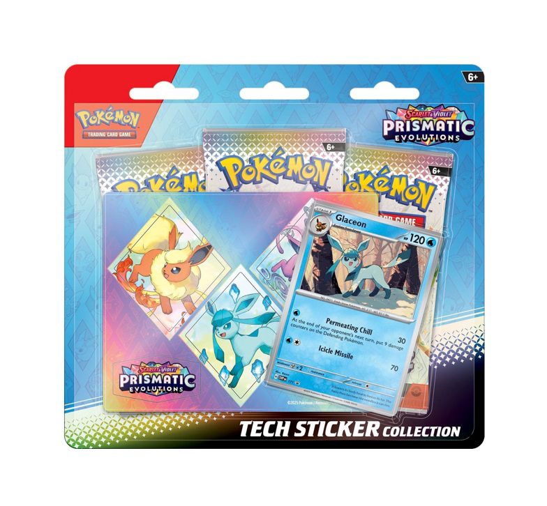 Prismatic Evolutions Tech Sticker Collection Glaceon