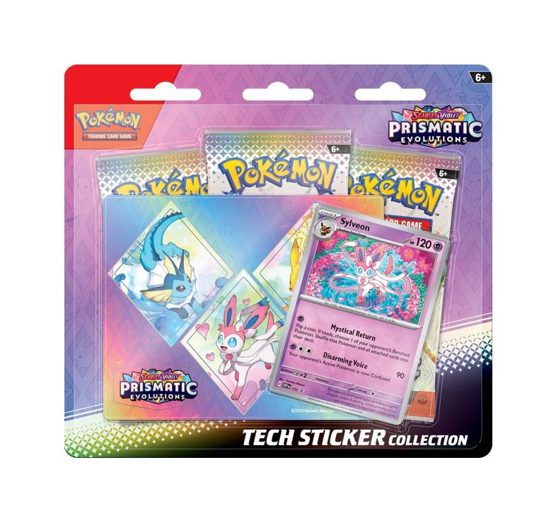 Prismatic Evolutions Tech Sticker Collection Sylveon