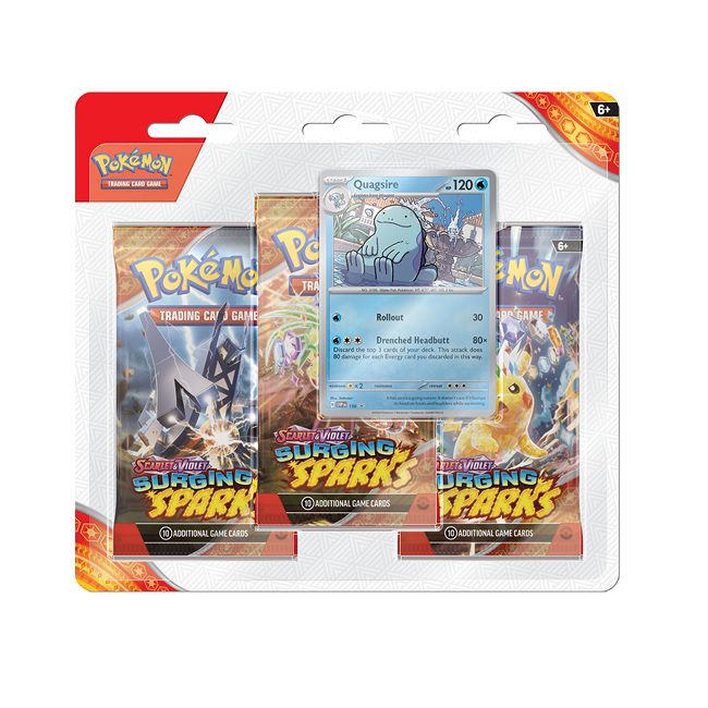 Surging Sparks 3 Pack Blister Quagsire