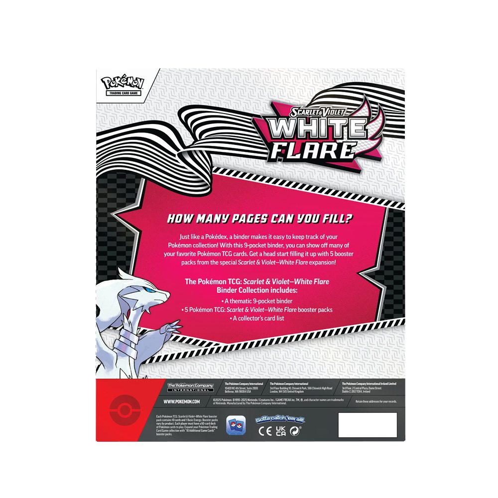 White Flare Binder Collection