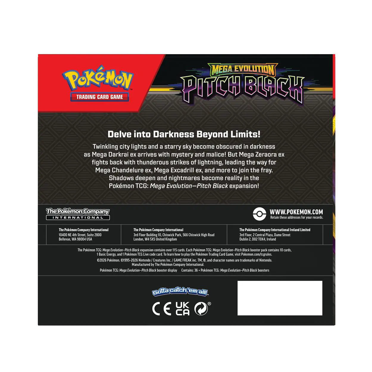 ME05 Pitch Black Booster Box